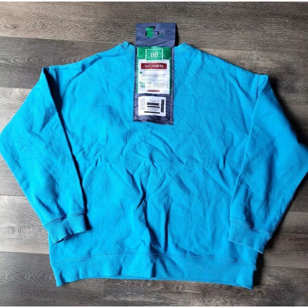 Balenciaga‎ Womens Archived Spring Summer 18 SS18 Oversized Crewneck Sweater - Picture 3 of 9